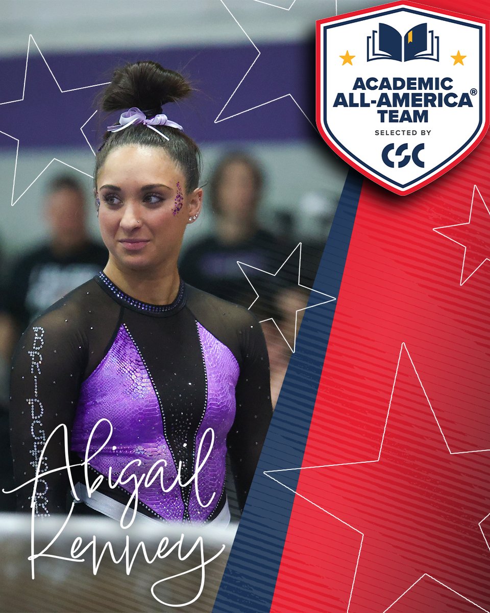 ACADEMIC ALL-AMERICAN 🇺🇸

Congrats to <a href="/UBGymnastics/">UB Gymnastics</a>' Abby Kenney on earning a spot on <a href="/CollSportsComm/">College Sports Communicators</a>'s Academic All-America At-Large Team! 

A truly sensational junior year ⤵️⤵️

STORY: shorturl.at/8QcPU