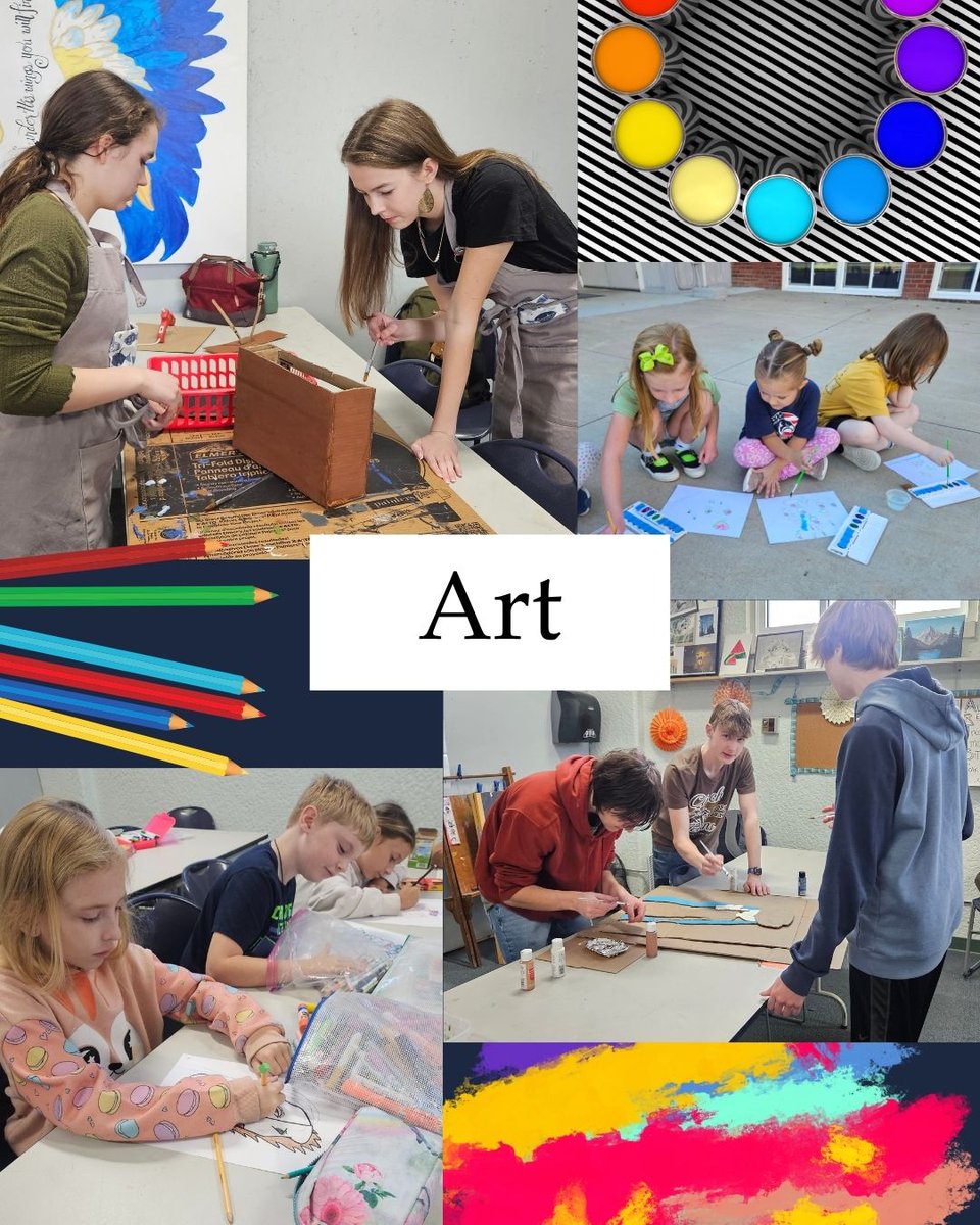 Foothillsfalcon's tweet image. Here are some photos of the electives and specials that were taught this year!
Learn more about FCCS on our website: foothillschristian.org