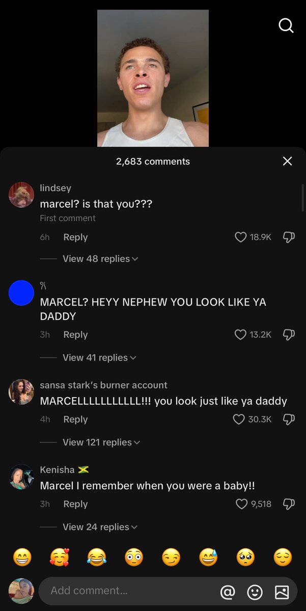 __ARIplaceable's tweet photo. Scrolling on TikTok and why are they calling this man Marcel 😭😭😭 https://t.co/nqaJp58HSa