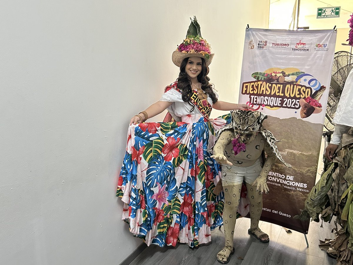 ConPolTab's tweet image. Tabasco
Fiestas del Queso 2025, en Tenosique, donde este lunes fue inaugurada la Estación del Tren Maya. Los días 29,30 y 31 de agosto. A degustar los famosos y deliciosos quesos de Poro y estilo Provolone, entre otros
#ElVar #Israel #TrenMaya