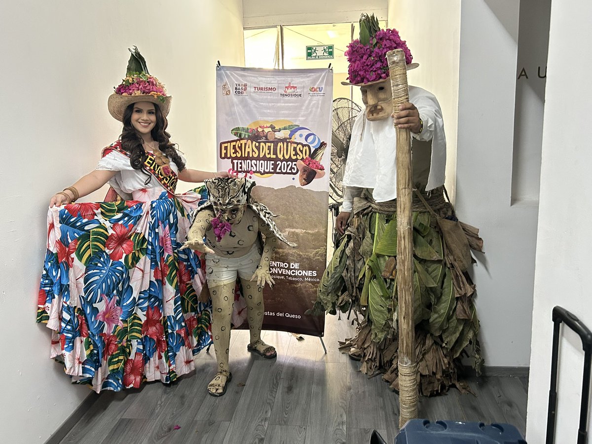 ConPolTab's tweet image. Tabasco
Fiestas del Queso 2025, en Tenosique, donde este lunes fue inaugurada la Estación del Tren Maya. Los días 29,30 y 31 de agosto. A degustar los famosos y deliciosos quesos de Poro y estilo Provolone, entre otros
#ElVar #Israel #TrenMaya