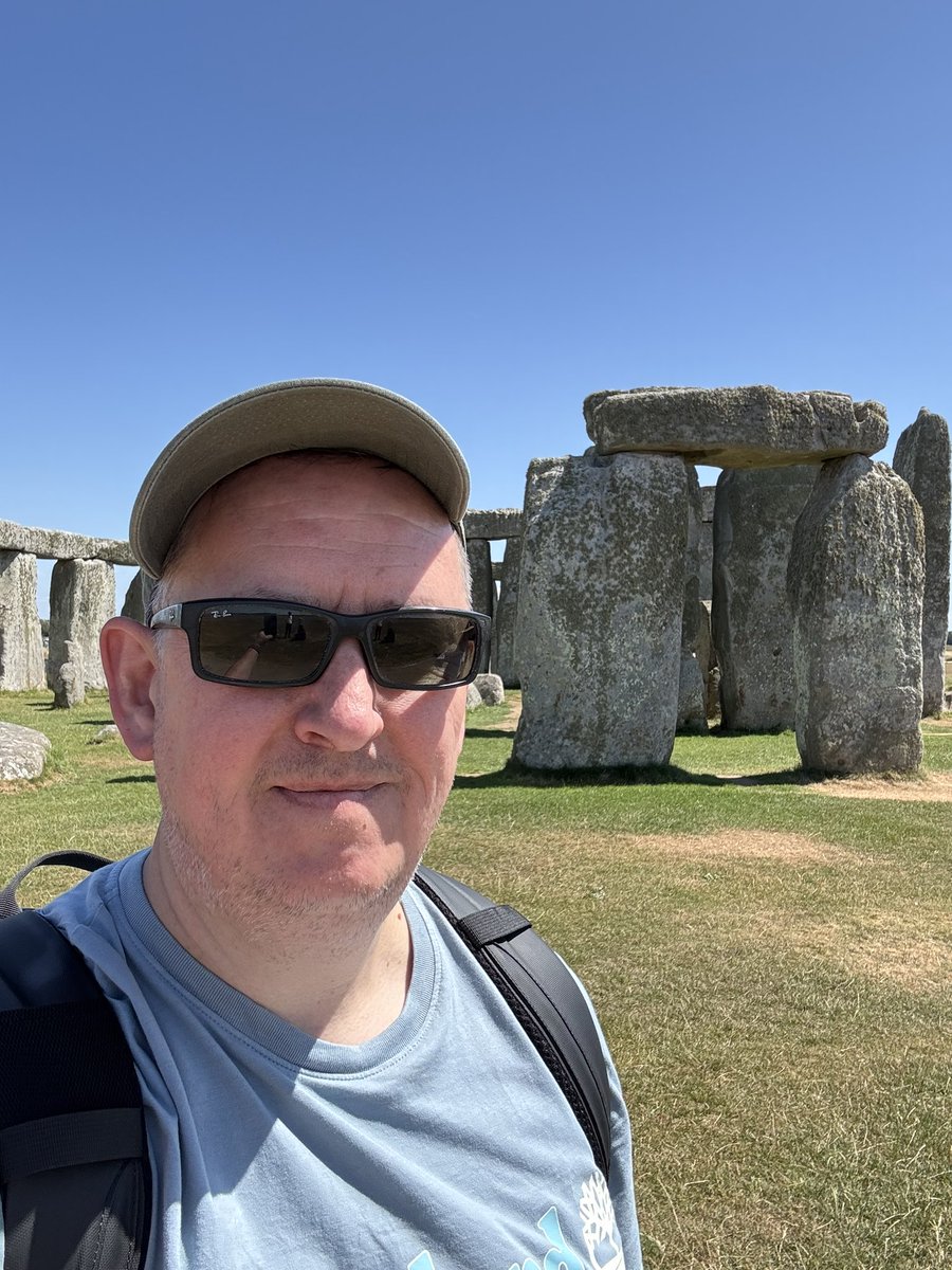 theowenstaton's tweet image. Beautiful day at Stonehenge today . Sun shining and absolutely packed . Wonder what the ancients would make of it all ?