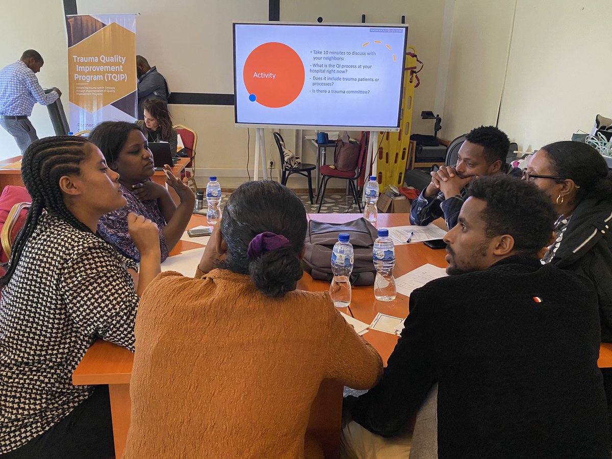 NicholeStarr5's tweet image. An incredible time training 26 Ethiopian clinicians in Trauma QI and building on the work with @FMoHealth @WHO @Fogarty_NIH @UCSF_CHESA @UCSFSurgery @MedicalCollege 

Feeling very inspired by our partners and enthusiastic for the work to come!
