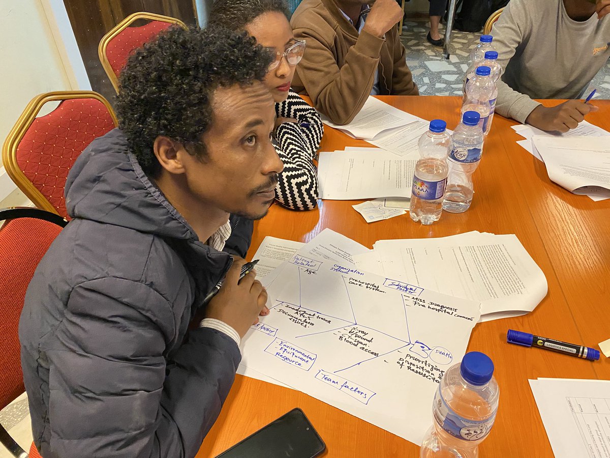 NicholeStarr5's tweet image. An incredible time training 26 Ethiopian clinicians in Trauma QI and building on the work with @FMoHealth @WHO @Fogarty_NIH @UCSF_CHESA @UCSFSurgery @MedicalCollege 

Feeling very inspired by our partners and enthusiastic for the work to come!
