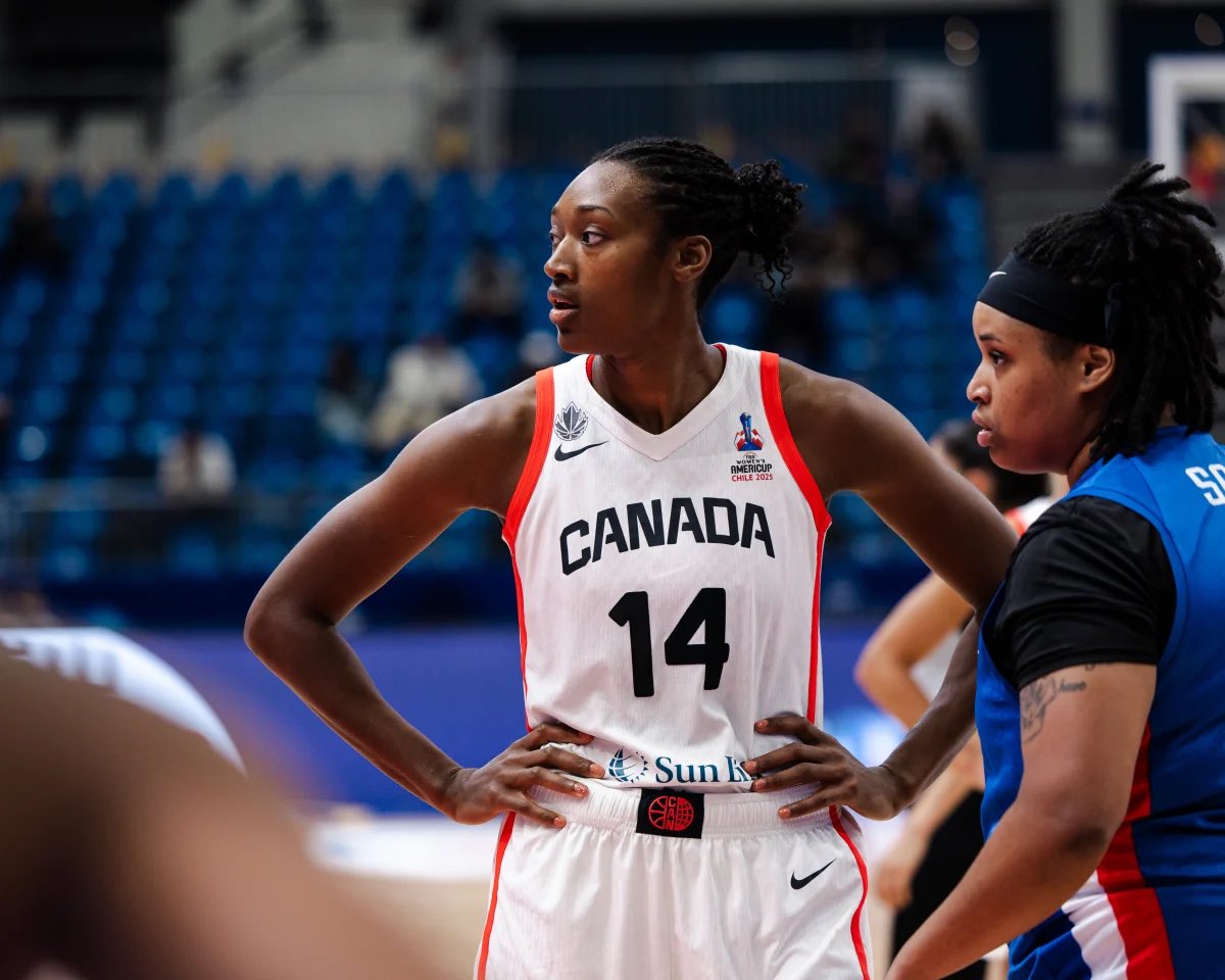CuseWBB's tweet image. Another international medal for @kjalexan40 🥉🇨🇦
Our all-time leader in career points continues to shine on the international stage. Kayla helped @canadabasketball podium at FIBA Women’s AmeriCup while averaging 10.1 ppg
Read more: cuse.com/news/2025/7/8/…
📸 @FIBA
