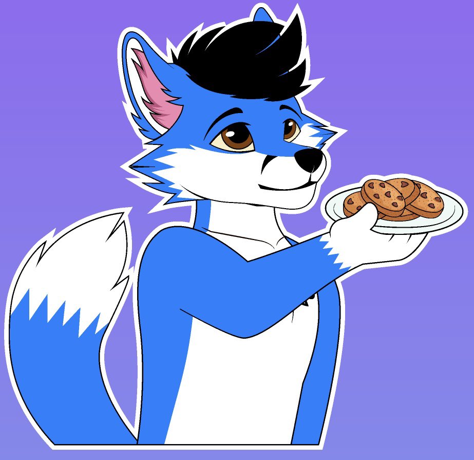 HaIoFox's tweet image. Morning everyone! Would yall like a cookie?