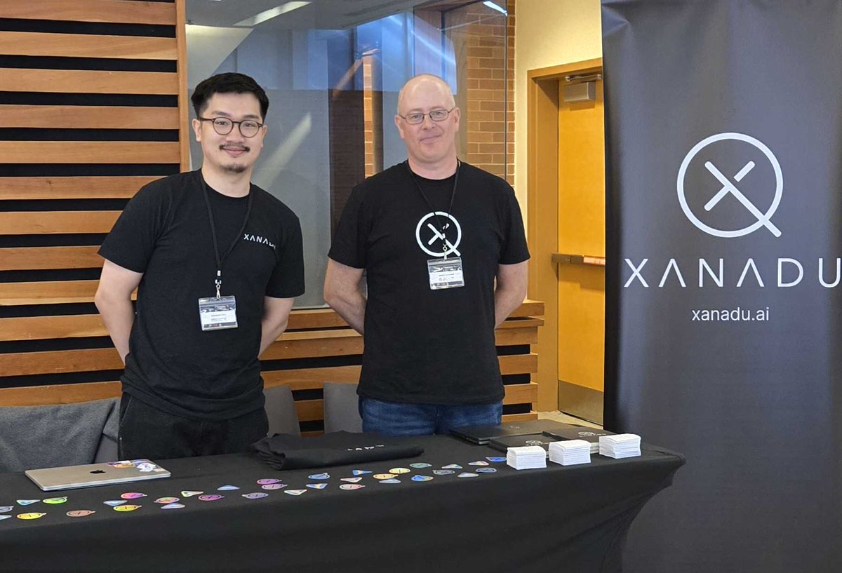 XanaduAI's tweet image. .@XanaduAI had a great day of networking at the Women in AI (@women_in_ai) Canada conference today.
Thanks to all for stopping by!
