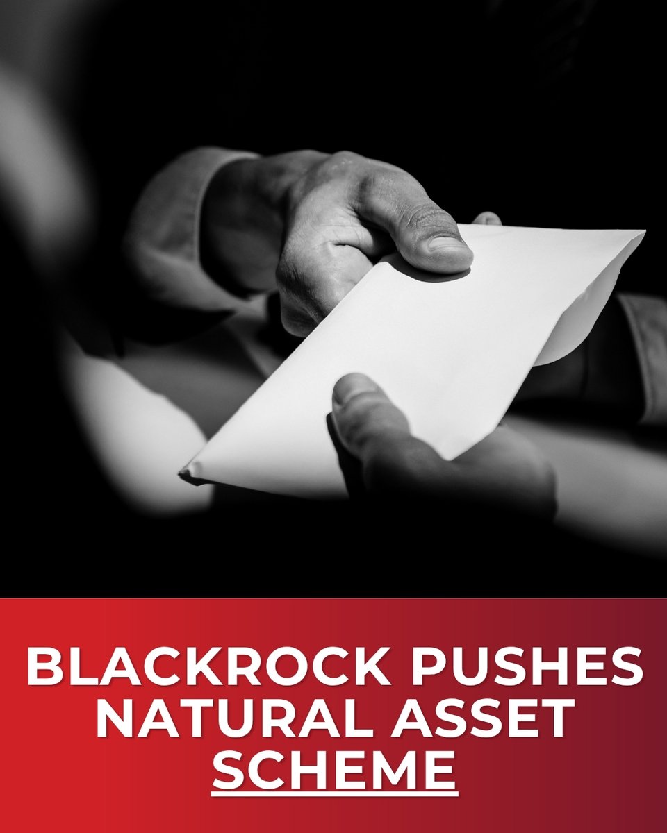ASL_Liberty's tweet image. One of the backers behind monetizing natural processes is the largest investment firm in the world, BlockRock. Earlier this year, they released a commentary that notes taxes on “externalities,” or the natural processes such as pollination and photosynthesis, may be necessary so…