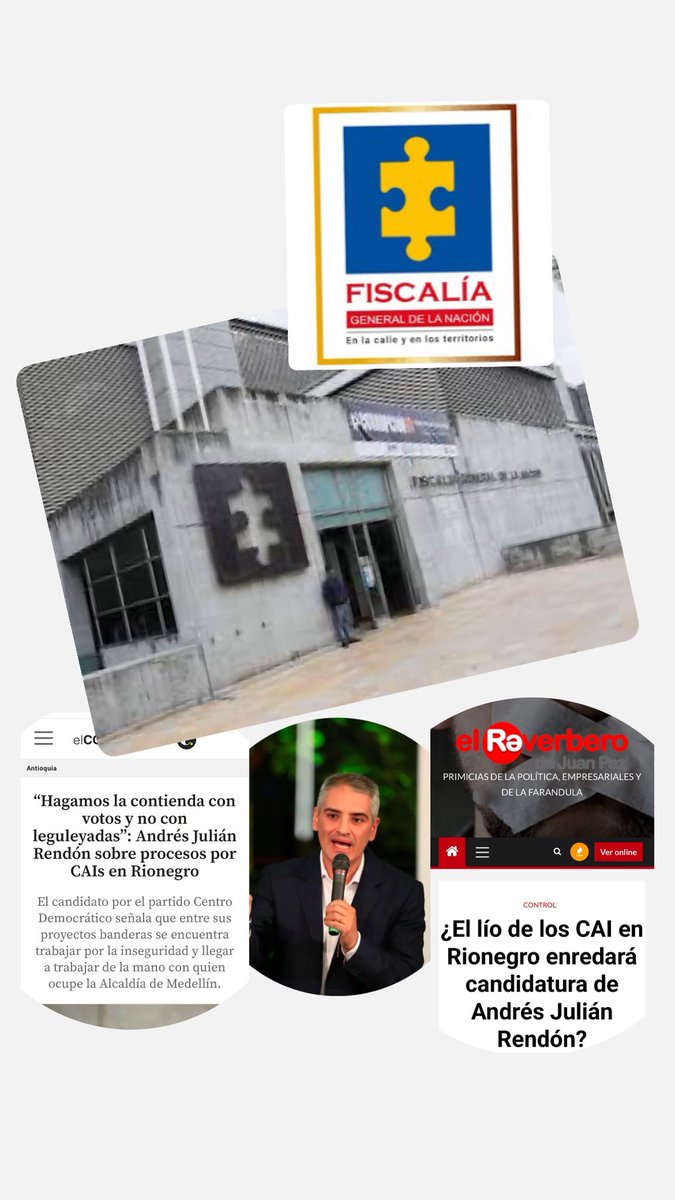 LuchaContraLaCorrupcion (@luchaencontra) on Twitter photo Que pensaran en Rionegro sobre las actuaciones de la <a href="/FiscaliaCol/">Fiscalía Colombia</a> en contra del gobernador <a href="/AndresJRendonC/">Andrés Julián</a>
Digo, como ahora los concejales de Medellín y algunos diputados de Antioquia están cuestionando las actuaciones de la Fiscalía en contra del señor en mención Que pensaran en Rionegro sobre las actuaciones de la <a href="/FiscaliaCol/">Fiscalía Colombia</a> en contra del gobernador <a href="/AndresJRendonC/">Andrés Julián</a>
Digo, como ahora los concejales de Medellín y algunos diputados de Antioquia están cuestionando las actuaciones de la Fiscalía en contra del señor en mención