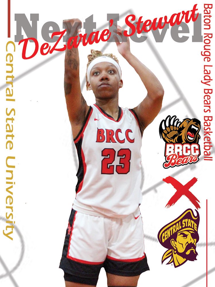Huge congratulations to DeZarae' Stewart on committing to Central State University in Wilberforce, Ohio to further her academic and athletic career.
#nextlevelbear