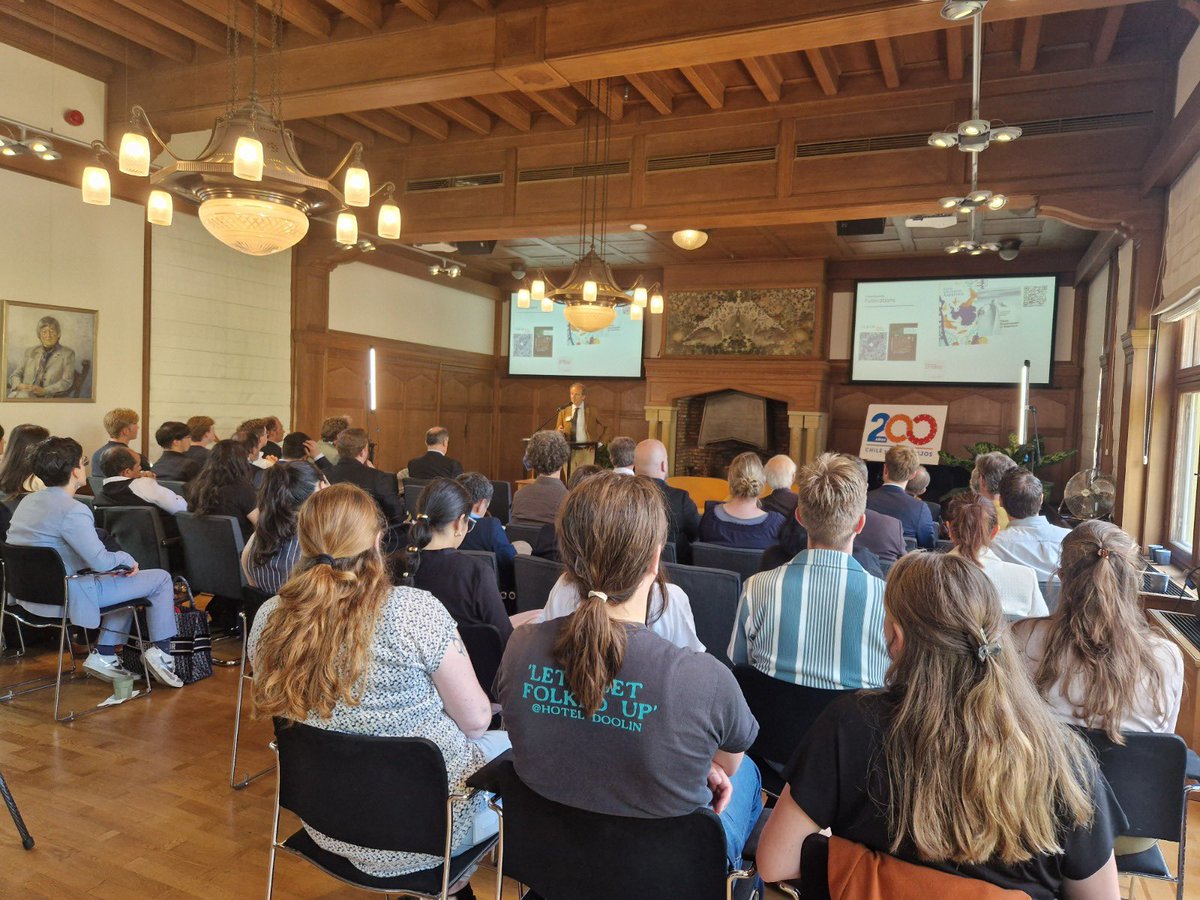 inach_gob's tweet image. Embajada de Chile en Países Bajos, junto a
@NWOFunding e INACH efectuaron seminario 🇨🇱sobre “Antártica”, con el Director @Gino_Casassa
como orador principal. La jornada sirvió para explorar oportunidades de cooperación y concluyó con una exposición fotográfica de la Antártica