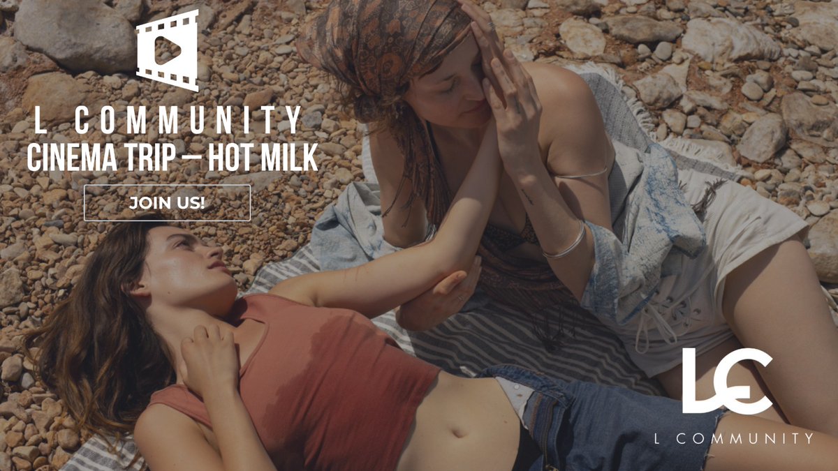 LCommunityHQ's tweet image. This Thursday: lesbian cinema night
We’re watching Hot Milk – intense, and yes, there’s a beach scene you won’t forget.
It’s not feel-good or feel-safe. But it’s definitely *very* us.
Meet at the bar from 17:30
Coming? thelcommunity.com/register
→ then jump in the WhatsApp group