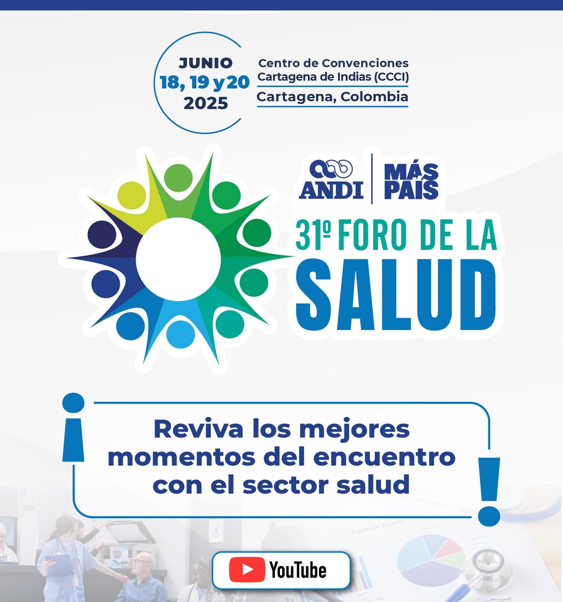 📺¡Ya están disponibles las memorias del 31º #ForoSaludANDI!

Revive los mejores momentos del encuentro con el sector salud aquí👉bit.ly/MemoriasForoSa…

#MásPaísANDI