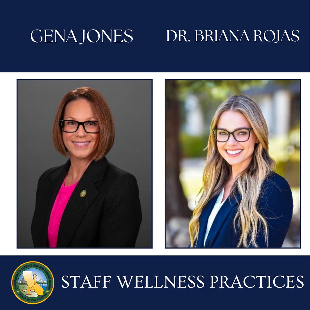 Correctional Leaders Assn (@claleadership) on Twitter photo Gena Jones & Dr. Briana Rojas from <a href="/CACorrections/">CA Corrections</a> led a session on staff wellness, highlighting the importance of building sustainable wellness programs & prioritizing wellness in corrections. 🧠💪🌿
#CorrectionsLeadership #WellnessInCorrections #CLAWestern2025 Gena Jones & Dr. Briana Rojas from <a href="/CACorrections/">CA Corrections</a> led a session on staff wellness, highlighting the importance of building sustainable wellness programs & prioritizing wellness in corrections. 🧠💪🌿
#CorrectionsLeadership #WellnessInCorrections #CLAWestern2025