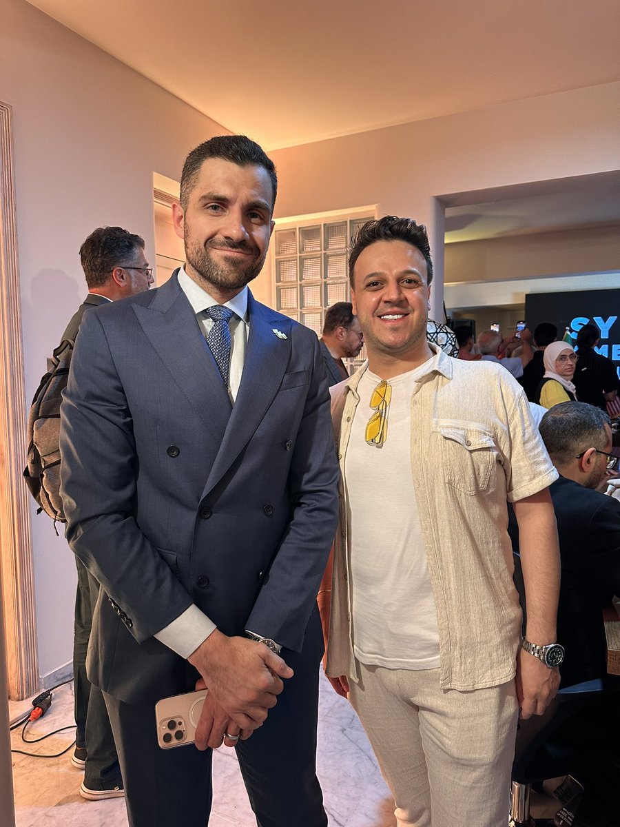 TroyeSiadian's tweet image. Today, I witnessed a historic moment — the grand opening of the @sa_council office in Damascus.
As a Syrian American, it filled me with pride and deep emotion to see this milestone become reality after 20 years of advocacy.
A new chapter begins.
#SyrianAmericanCouncil #SyriaUSA