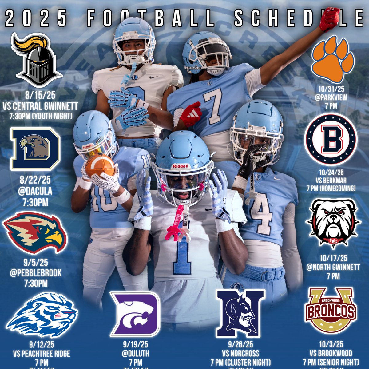 💙🩵🐎🏈‼️