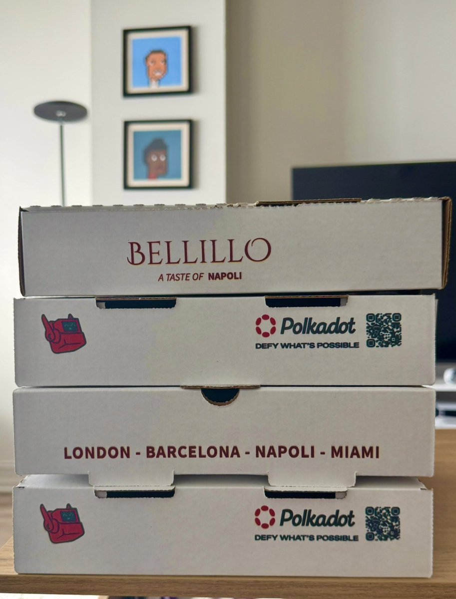 Every week, hundreds and hundreds of pizza boxes travel across Miami
Inside: flavor. Outside: presence

These logos don’t just get seen, they get remembered
Because when something becomes part of everyday life, it starts to live in people’s minds

Web3 belongs to the people
And