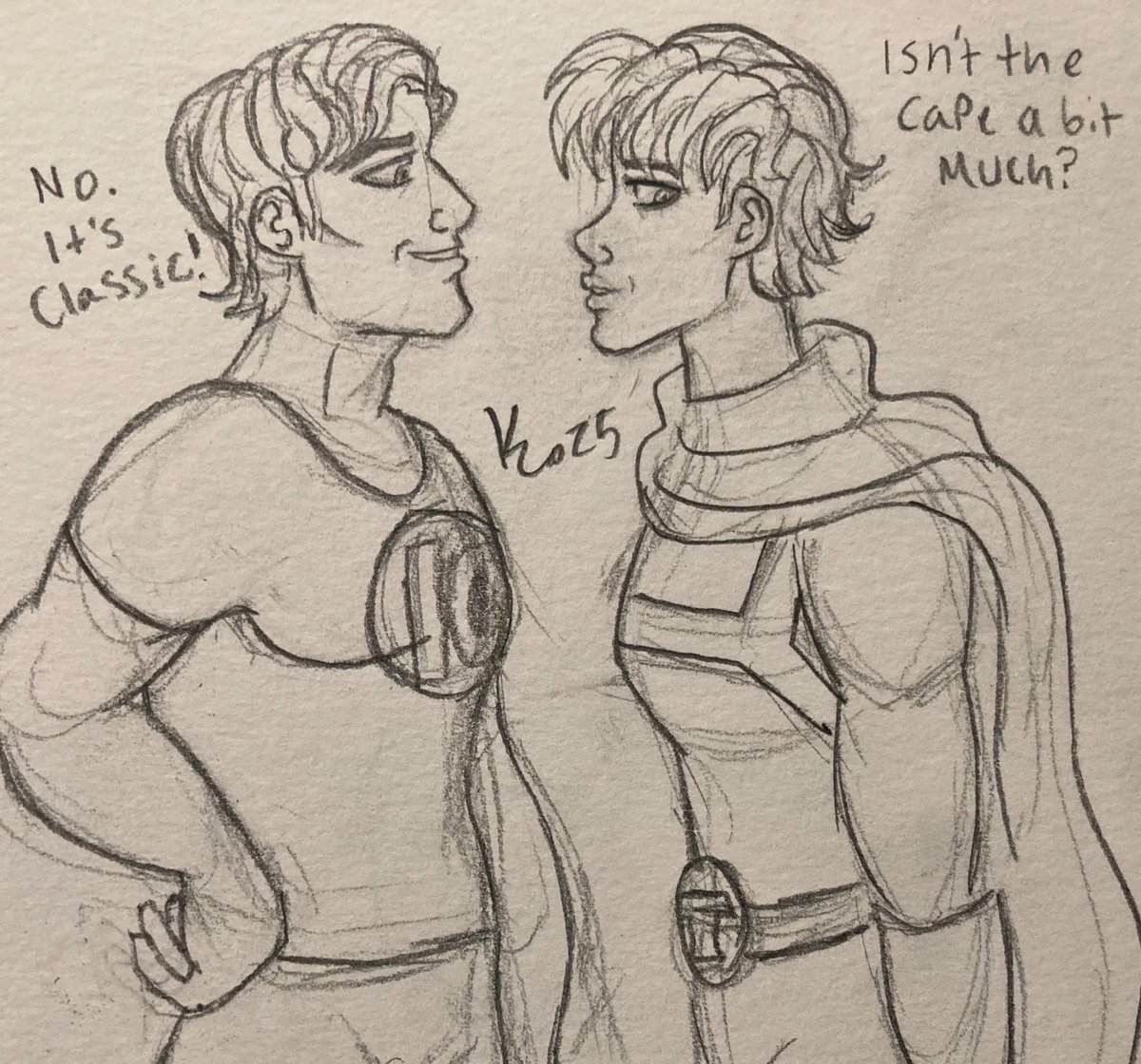 FIowerVolcano's tweet photo. Here’s a sketch I forgot to post last night. Tony giving Antonia some fashion tips 💚

#TonyMasters #Taskmaster #AntoniaDreykov #ToniMasters #JusticeForTaskmaster #BringBackAntonia https://t.co/k2dXtTeOvv