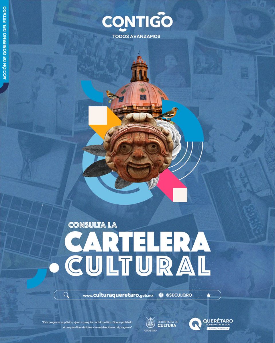 🌟 Hazle un espacio al arte en tu semana 🎨🎶

📅 Consulta la cartelera y déjate sorprender: mailchi.mp/9c726964a70c/c…

#Contigo #Qromunidad #CulturaDePaz #JuntosAdelante #AlSiguienteNivel