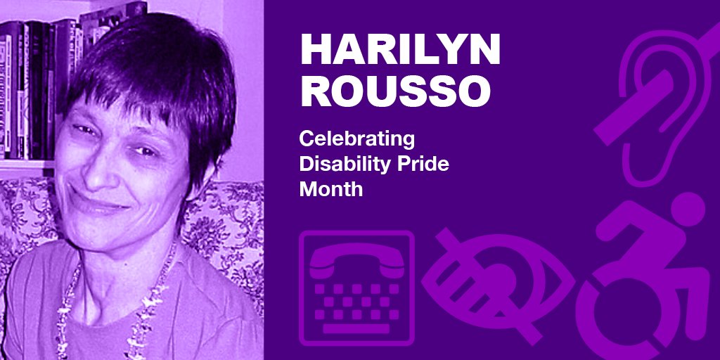 Harilyn Rousso has spent decades breaking barriers as a disability rights advocate &amp; as a champion for women w/disabilities. She has helped shape policies that center the experiences of women with disabilities. For #DisabilityPrideMonth, we uplift her leadership &amp; ongoing impact.