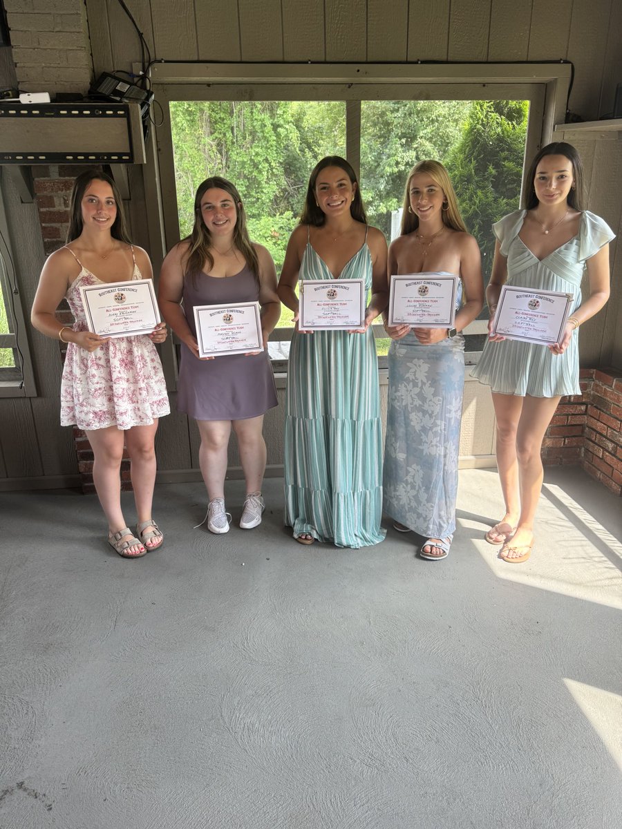 BR_softball's tweet photo. Congratulations to our 2025 SEC Conference All Stars! 

All-Conference Team: 
Olivia R. @O_Roy_0 
Lily B. @lilyberman99 
Claire R. @ClaireRoy27 
Avery E.@avery_erlichman 
Madi D. @MadiDelano27 

Honorable Mention:
Natalia F. @NataliaF2027 
Chloe M. https://t.co/WUwVcZhToZ