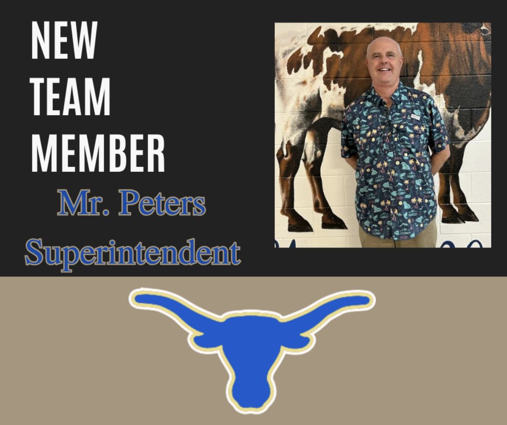 Big news, Longhorn Nation! 📣 We're thrilled to announce that Mr. Peters is officially joining our team!  🍎 Let's give him a warm Longhorn Welcome!