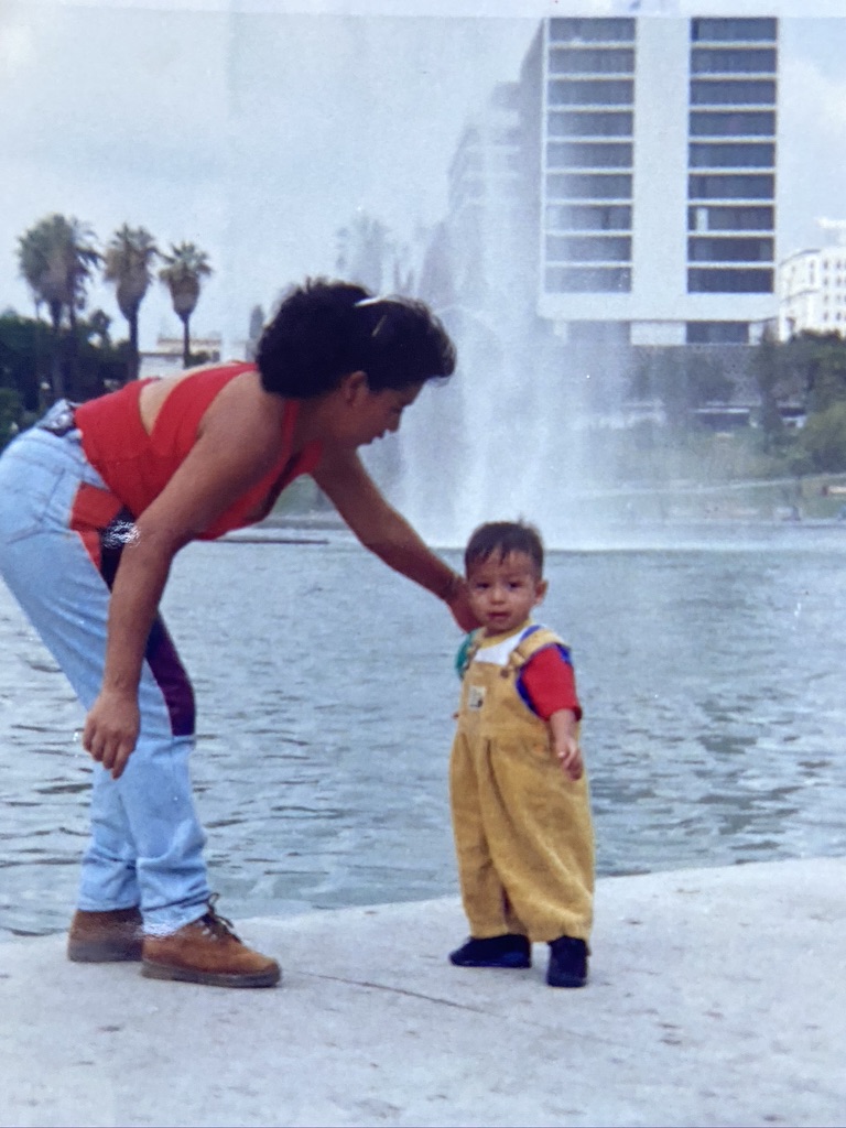 My mother, who was an asylum seeker at the time this photo was taken, taught me how to walk at MacArthur Park.

Today, that same park is filled with federal agents terrorizing the very community that raised me.

The Trump administration wants you to believe this park is overrun