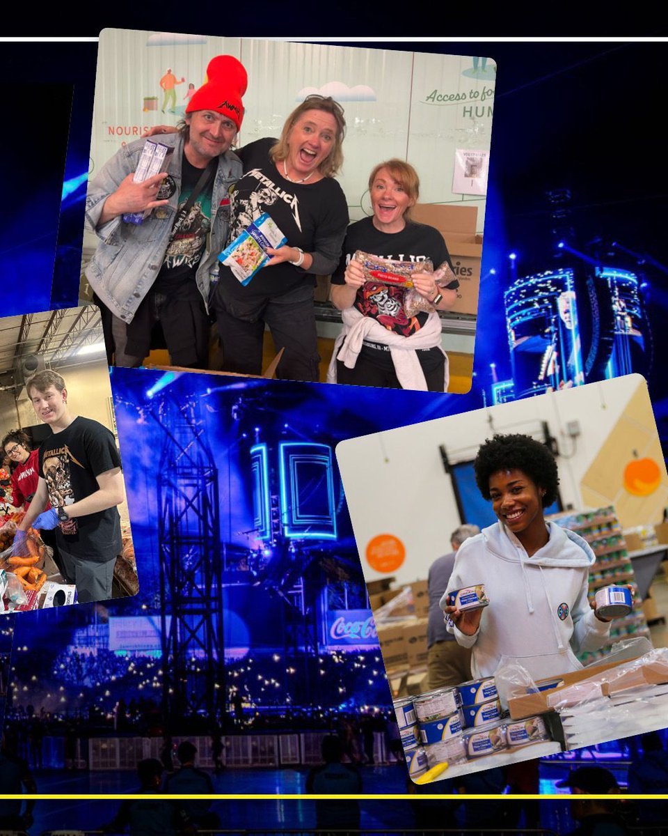 Metallica's tweet image. When our @AWMHFoundation promotes the idea of giving back, that means more than monetary donations. A huge part of giving back involves donating your time. The #MetallicaFamily acted as a shining example of that throughout the North American run of the #M72 World Tour. Check out…
