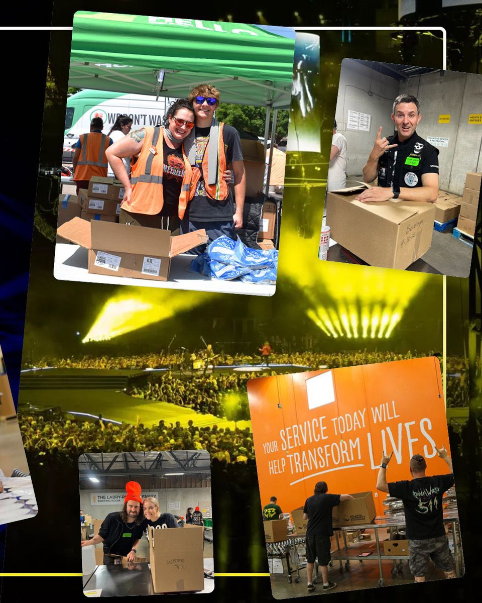 Metallica's tweet image. When our @AWMHFoundation promotes the idea of giving back, that means more than monetary donations. A huge part of giving back involves donating your time. The #MetallicaFamily acted as a shining example of that throughout the North American run of the #M72 World Tour. Check out…