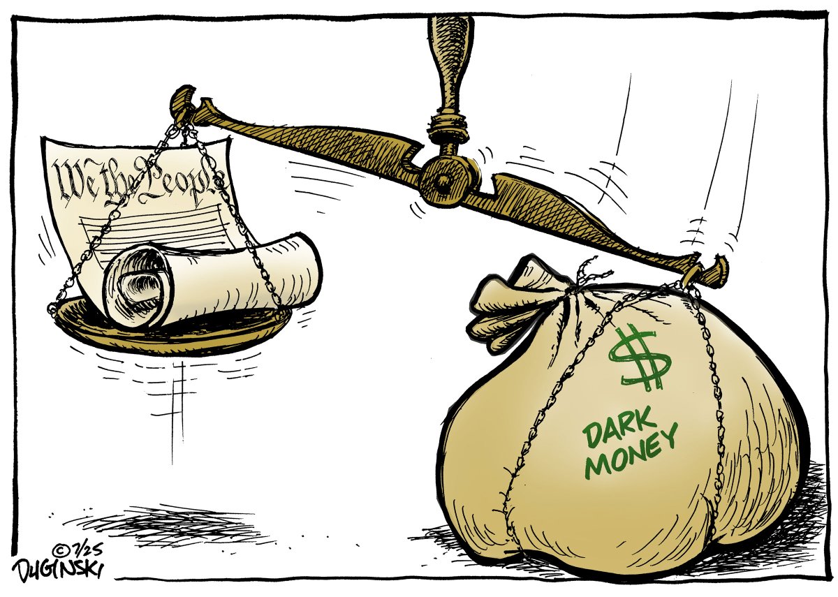 Let's face it, the deluge of dark money that has poured into the election system since the U.S. Supreme Court's disastrous Citizens United decision in 2010 is the reason why it's "We the Oligarchs," and not "We the People," in these United States of America.