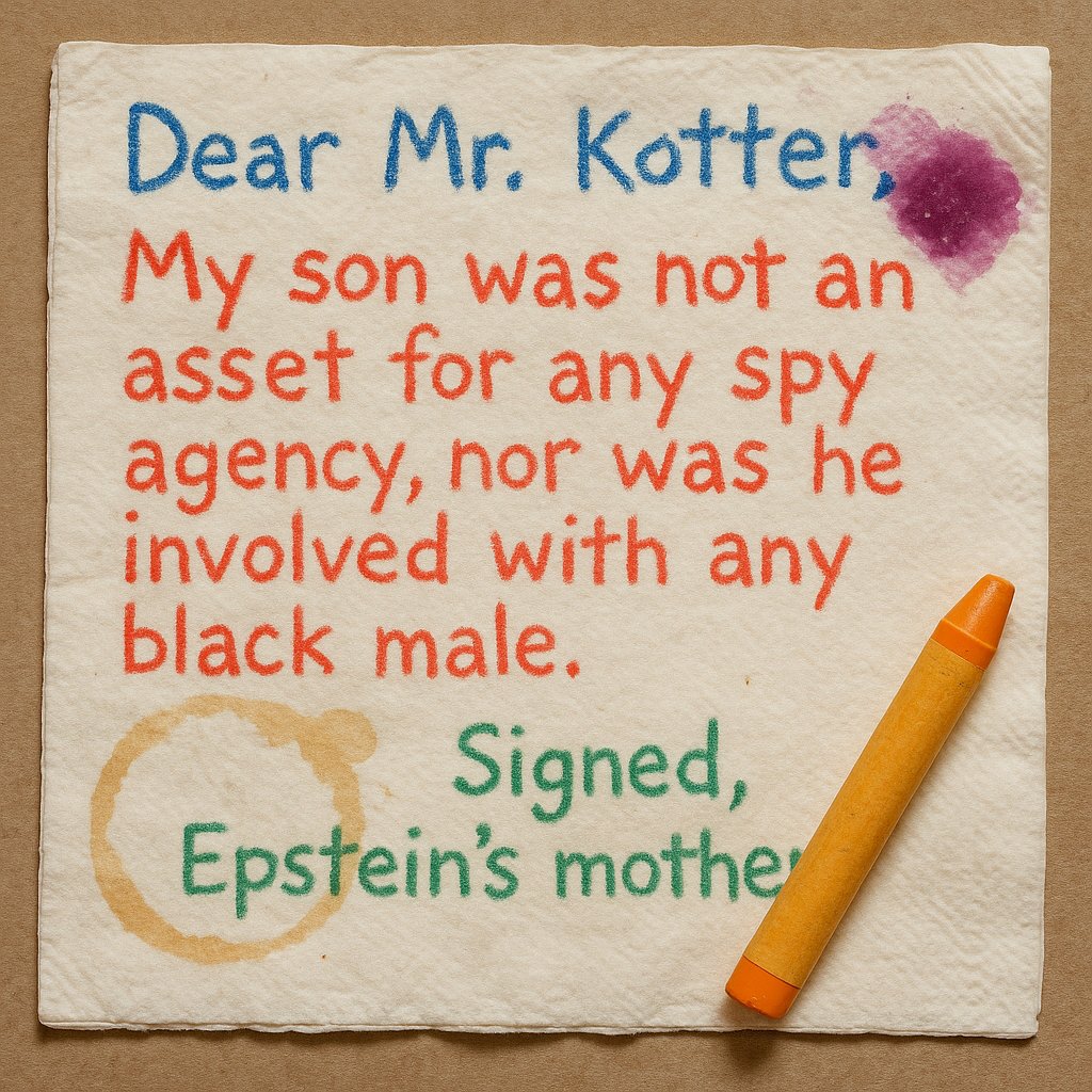 BREAKING: New document released in Epstein case.