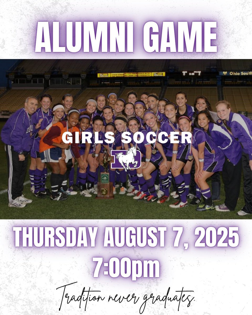 ⚠️ Attention all SFD Girls Soccer Alumni 
⚽️ Join us for the Annual Alumni Game
💜 Help us spread the word! 
📲 RSVP  m.signupgenius.com/#!/showRSVPSig…