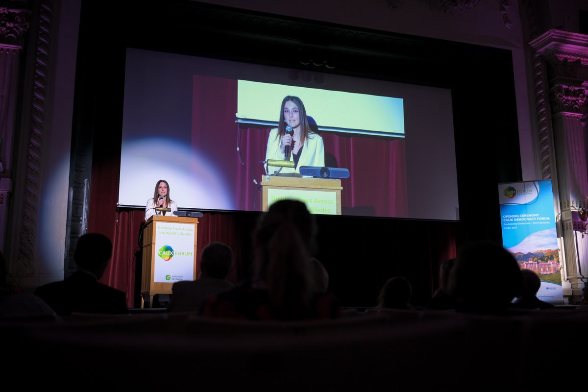 MaltaCoE's tweet image. 🇲🇹 This morning, Amb. @FrancescaCV_MT had the great honour & pleasure of opening the 2025 Caux Democracy Forum in Switzerland 🇨🇭— a powerful platform for dialogue on democracy & peace, hosted by the @caux_iofc.
#MTCoE2025 #CauxDemocracyForum #DemocracyMatters #BeTheChange