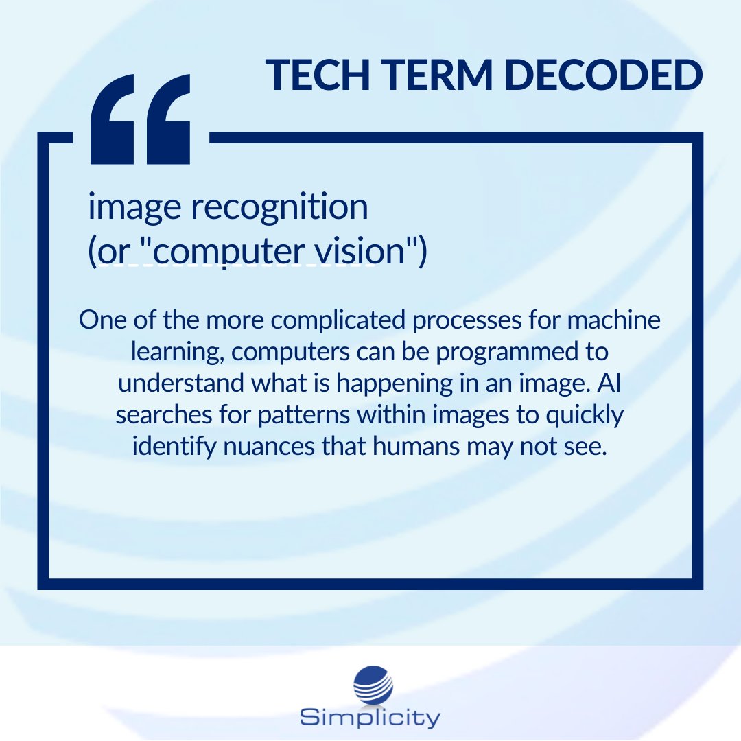 humphreys66amy's tweet image. The most common use of AI&apos;s image recognition can be seen in the facial recognition technology on your phone. 

 #techtermTuesday #AIseesyourface