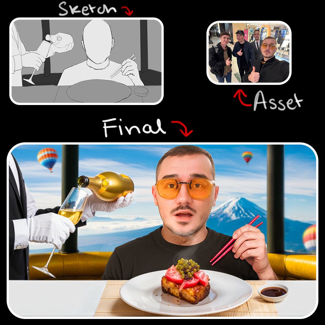 Assets ➡️ Thumbnail 🪄

 Submission for
<a href="/thumbnails_101/">Thumbnails 101</a> 

Weekly Challenge #26! 

Topic : "$1 vs $500,000 Hot Air Balloon!"