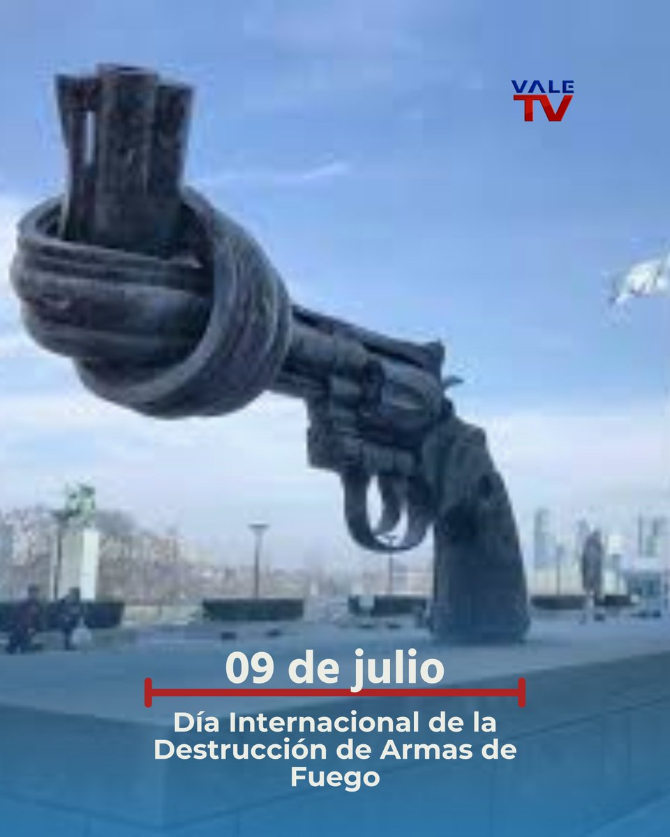 #UnDíaComoHoy, desde el año 2001, conmemoramos el #DíaInternacionalDeLaDestrucciónDeArmasDeFuego, establecido por la “Conferencia General sobre el Comercio Ilícito de Armas“, como una medida para erradicar la circulación de estas, que afectan principalmente a la sociedad civil.