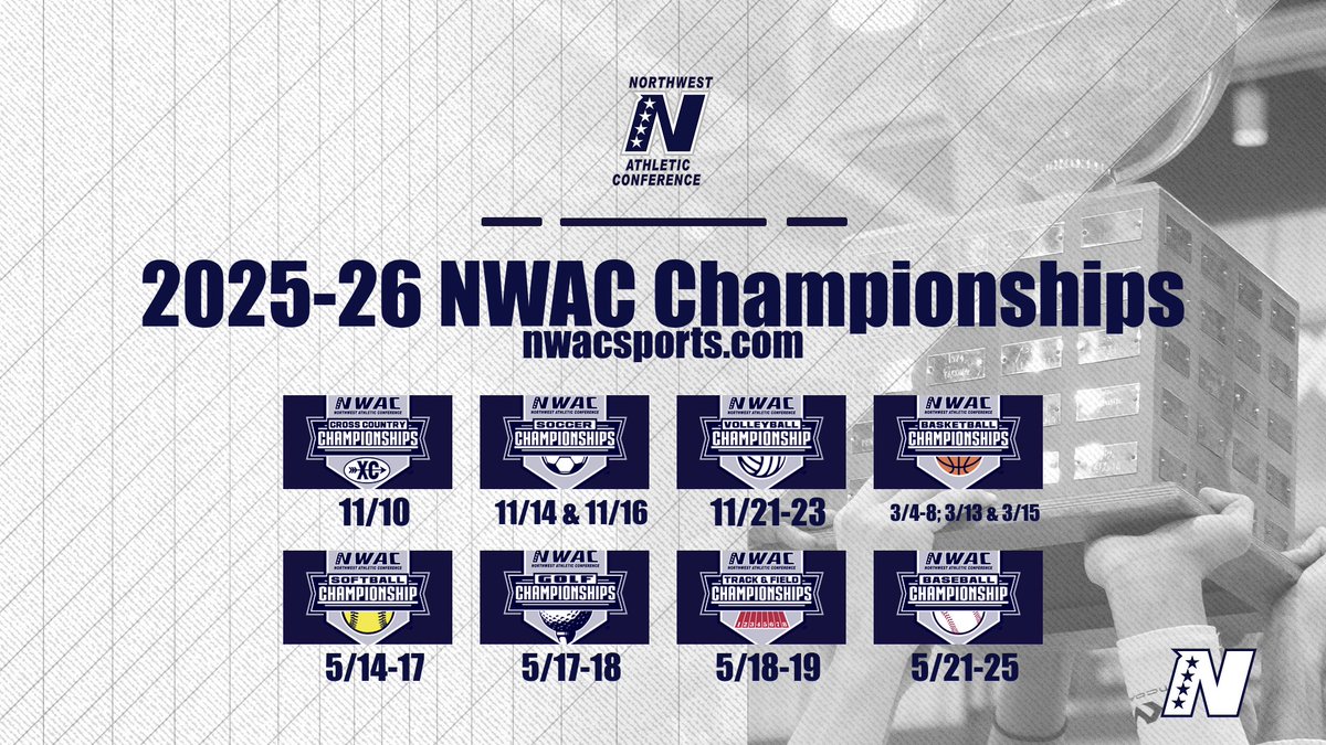 Coming to a city near you! 🏆🥇🎟
nwacsports.org/championships