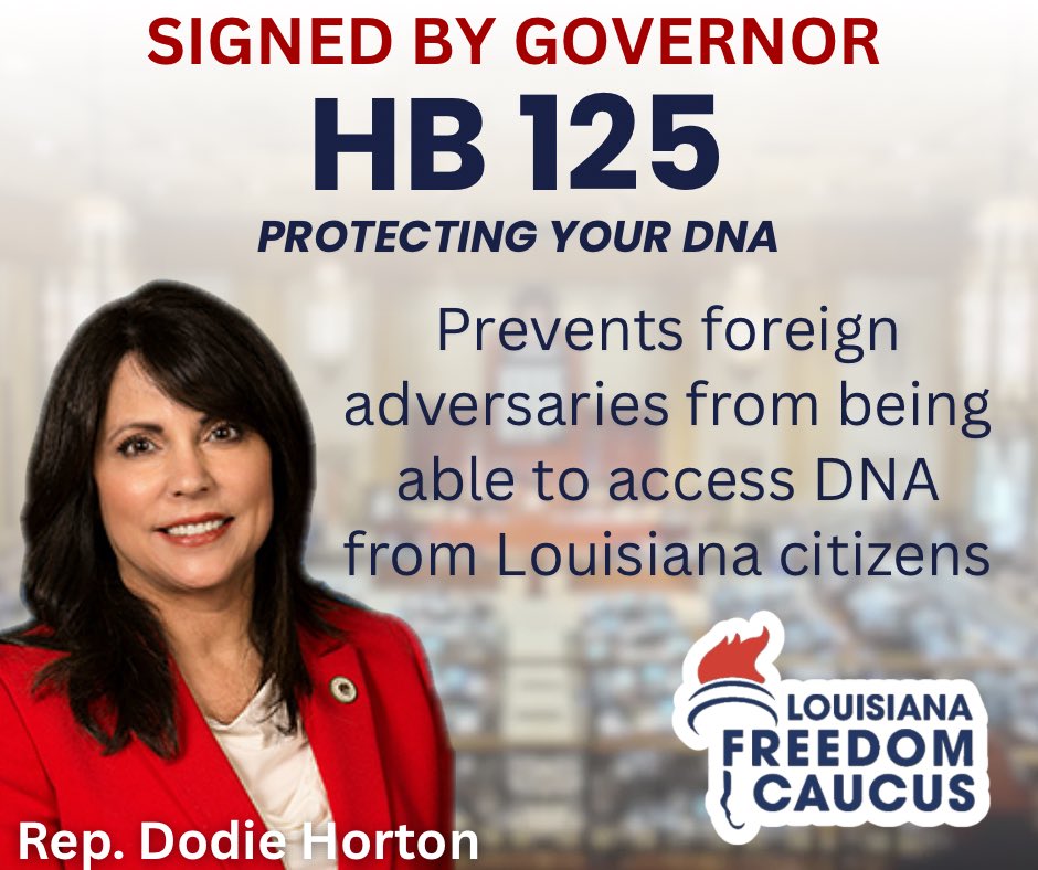 LAFreedomCaucus's tweet image. Congratulations Rep. Dodie Horton on getting HB125 across the finish line!
#lalege #lagov #FreedomCaucus
@SFC_Network @HortonDodie