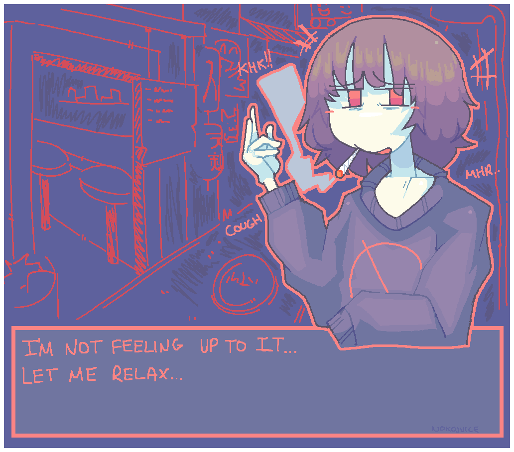 milk chan smoking comm... 
(for <a href="/TheColdBastard1/">Milk</a> )