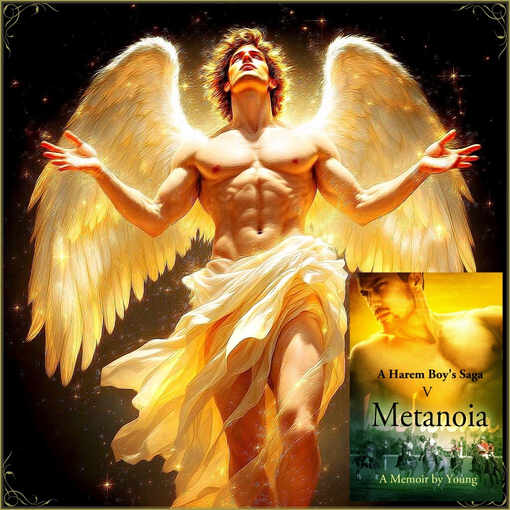 "Youth is but a fleeting moment in our mortal lives." METANOIA is the final volume to a sensually captivating memoir about a young man coming of age in a secret society &amp; a male harem. amazon.com/dp/B07JM3WBCF amazon.com/dp/1625268513