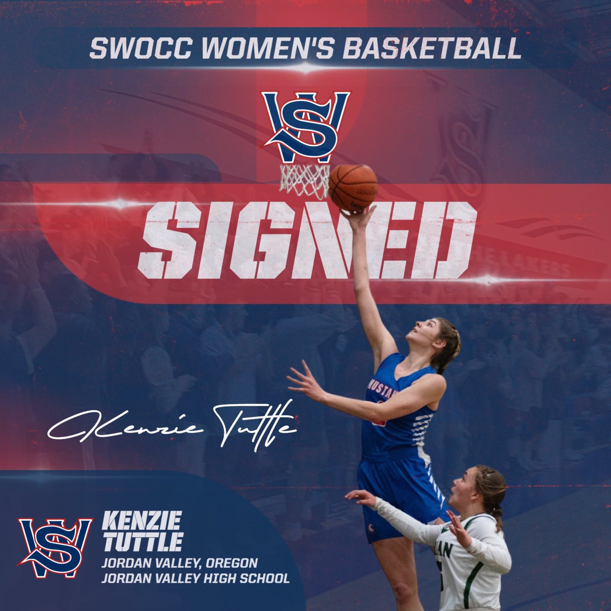❗️Welcome To Laker Nation❗️

Jordan Valley, OR ➡️ Coos Bay, OR 
🖊 Kenzie Tuttle

Excited to have Kenzie on campus in the fall. Great Day To Be A Laker!!

#thelakernation #SWOCCwbb #swoccathletics #SWOCC