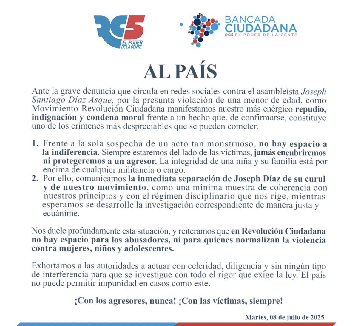 AL PAÍS: