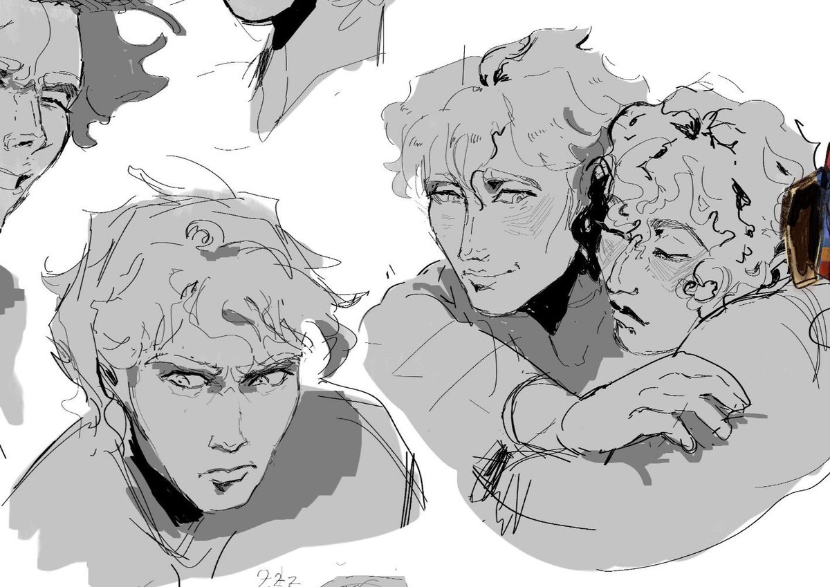 teablueberryy's tweet image. So, I have been making an original fantastic queer story and I'm simply dying to talk more about them! Would anyone wanna hear about them 👉👈 ?
#oc
