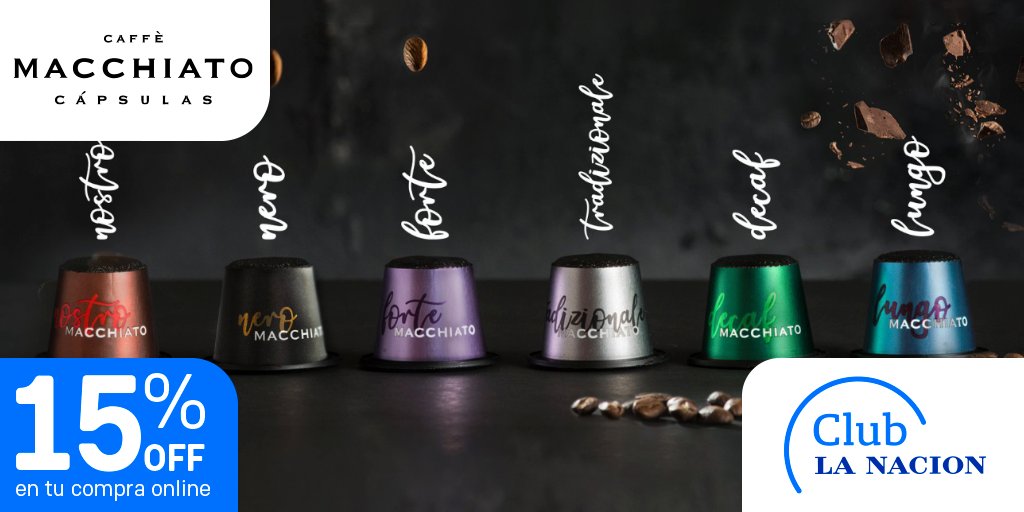 Tu café de todos los días con 15% Off. ☕
➡️ bit.ly/ClubLN-macchia…
Disfrutá de tu beneficio en la web de #Macchiato. 🧑‍💻🤎 ¡Hacé click para saber más!

#macchiato #macchiatocapsulas #macchiatocafe #beneficiosclubln #clubln #clublanacion #lanacion