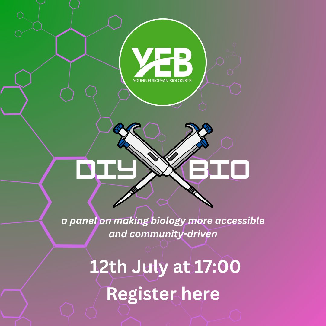 I'm hosting a panel this Saturday on DIY BIO featuring esteemed guests <a href="/ATinyGreenCell/">Sebastian S. Cocioba🪄🌷</a> , <a href="/SofiasBio/">Sofia Sanchez</a> and many more! Join us: lu.ma/453yfgmv