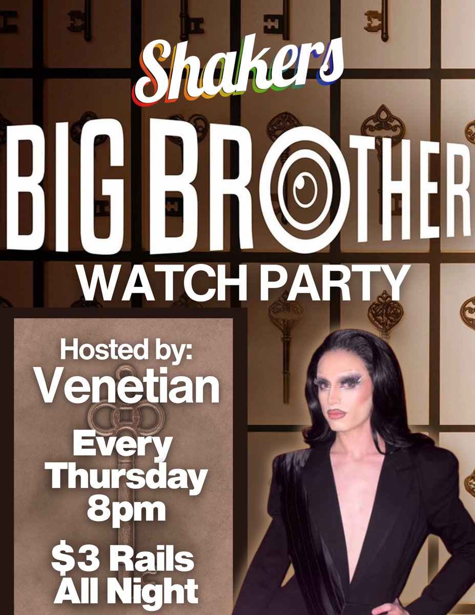 Join us EVERY Thursday at 8pm for $3 Drinks and the Big Brother Watch Party!!! Hosted by <a href="/im_venetian/">Venetian</a> 👀