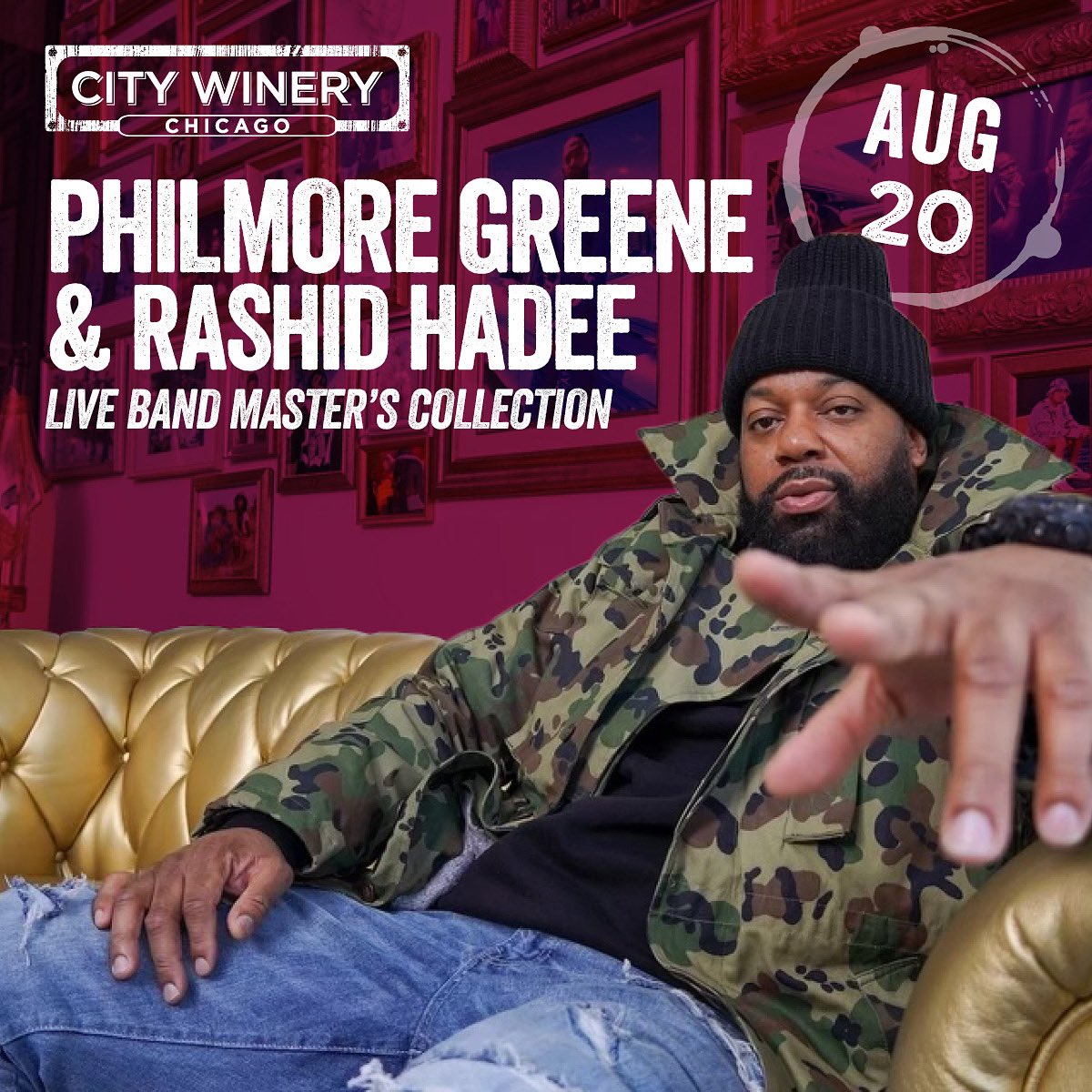 PhilmoreGreene's tweet image. 🚨MARK YOUR CALENDARS🚨 August 20th, we need you all in the building! I'll be headlining @CityWineryCHI along w/ @rashidhadee and The Masters Collection band. If you've been following #Chicago Underground #HipHop you know this is a special one.
citywinery.com/chicago/events…