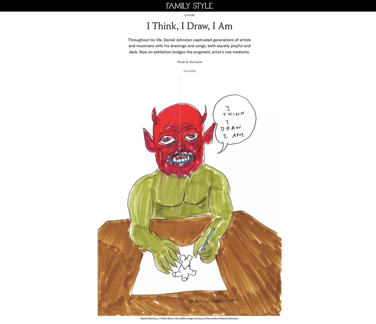 I Think, I Draw, I Am at Pioneer Works in Brooklyn
family.style/culture/daniel…