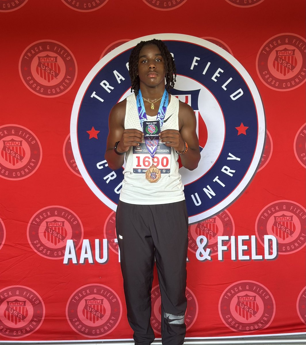 Florida National Regional Qualifier 14U Triple Jump. Headed to Houston for Junior Olympics!  
<a href="/AAUTrackNField/">AAU Track & Field</a> <a href="/Al_Rother/">Alfred Bradford</a> <a href="/CoachN_Sanchez/">Noel Sanchez</a> <a href="/joe_rauls/">Joe Rauls</a> <a href="/IAMRODG/">Roderick Green, M.Ed</a> <a href="/LBJSports/">LBJ Jaguars</a> <a href="/_CoachSamson/">Coach Samson</a>