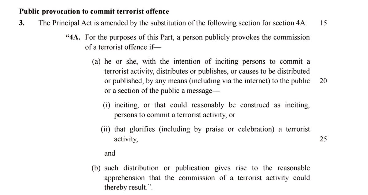 TraceyOMahony81's tweet image. The Criminal Justice (Terrorist Offences) Amendment Bill 2025 is currently being debated by the Oirechtas.
5 years ago, I would have welcomed the strengthening of any such laws, but 5 years ago, I was a fool.
Today, every time I hear that the government want to create a new law…